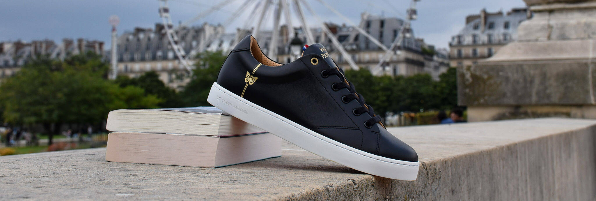 The Low Black Creative Parisian Luxury Sneakers Made in France